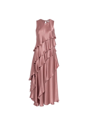 Antonelli Norris ruffled midi dress - Pink