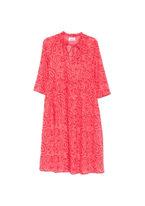 Niu paisley-print tiered midi dress