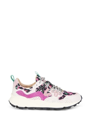 FLOWER MOUNTAIN Yamano 3 leopard-print sneakers - Neutrals