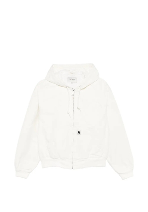 Carhartt WIP logo-patch hooded jacket - White