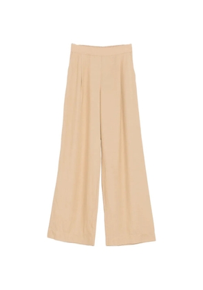 DIXIE pleated wide-leg trousers - Neutrals