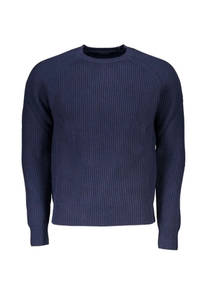 North Sails ribbed-knit cotton sweater - Blue