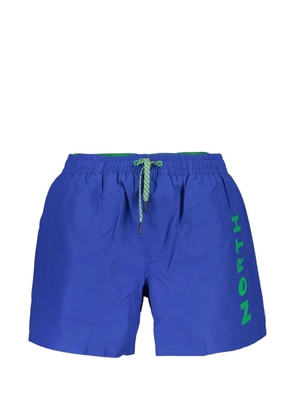 North Sails drawstring logo-print swim shorts - Blue