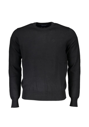 North Sails logo-embroidered crew-neck sweater - Black