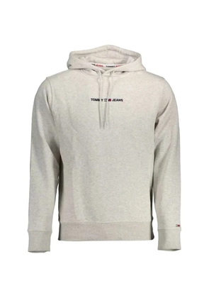 Tommy Hilfiger logo-embroidered hoodie - Grey