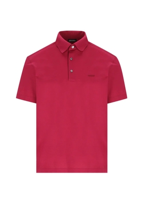 Zegna short-sleeve polo shirt - Red