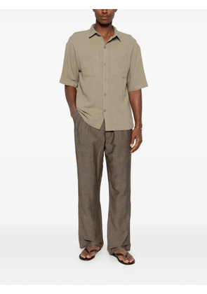 IMPERIAL short-sleeves patch-pockets shirt - Green
