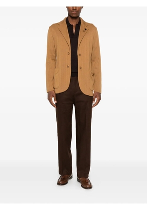 Lardini ribbed-knit blazer - Neutrals