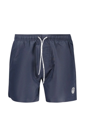 North Sails drawstring logo-patch swim shorts - Blue