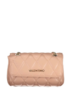 MARIO VALENTINO quilted logo-lettering shoulder bag - Pink