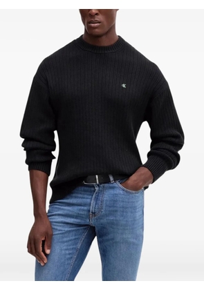 Calvin Klein Jeans cotton sweater - Black