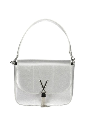 MARIO VALENTINO tassel-detail metallic shoulder bag - Silver
