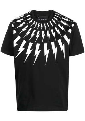 Neil Barrett graphic-print cotton T-shirt - Black