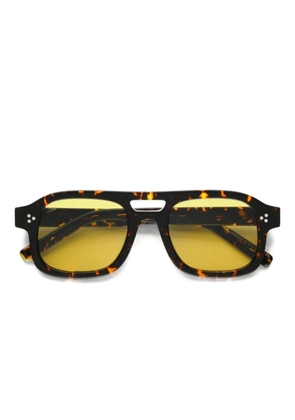 akila Dillinger geometric-frame sunglasses - Brown