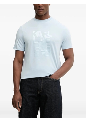 Karl Lagerfeld logo-print T-shirt - Blue