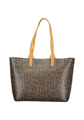 MARIO VALENTINO logo-print tote bag - Brown