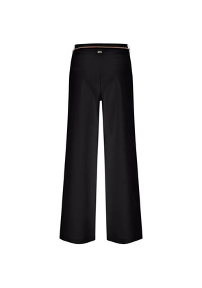 Herno pocket belted trousers - Black