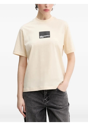 Karl Lagerfeld Jeans logo-print crew-neck T-shirt - Neutrals