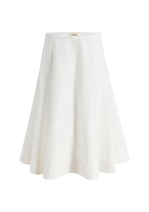 KHAITE Artin skirt - White