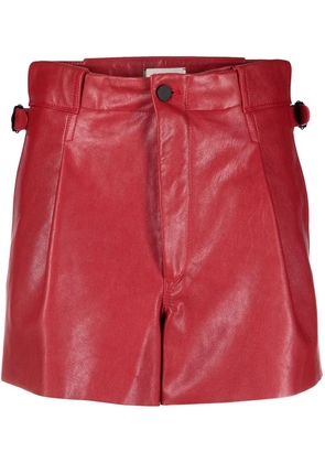 The Mannei high-rise biker shorts - Red