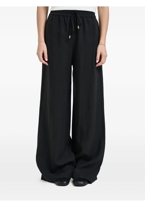 LIU JO drawstring-fastening palazzo pants - Black