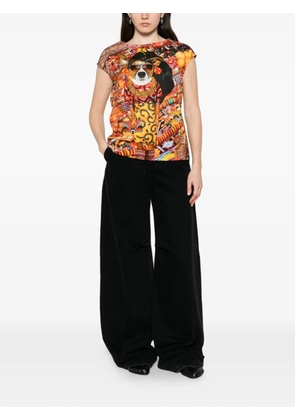 The Artistylist Jewelry graphic-print T-shirt - Orange