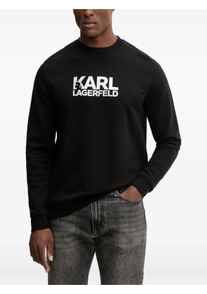Karl Lagerfeld logo-print sweatshirt - Black