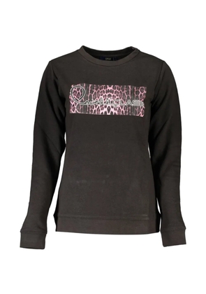 Cavalli Class leopard-print sweatshirt - Black