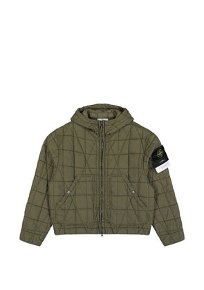 Stone Island quilted-TC jacket - Green