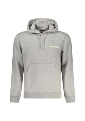Napapijri logo-print hoodie - Grey