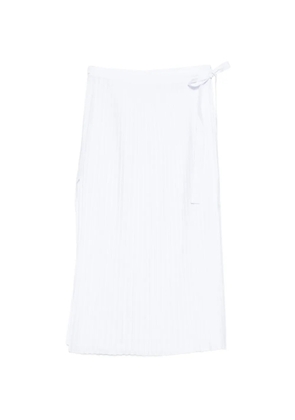 Barena Lucietta Plico pleated skirt - White