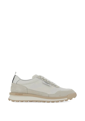 Thom Browne Alumni panelled lace-up sneakers - Neutrals