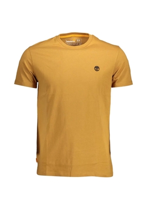 Timberland logo-patch cotton T-shirt - Yellow