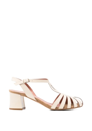 MAISON 21 cage-detail T-bar sandals - Neutrals