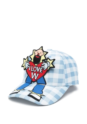 Walter Van Beirendonck Clown baseball cap - Blue