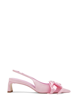 JW Pei Queena bow-detail pumps - Pink
