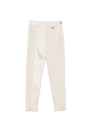 Chloé satin-finish D-ring trousers - Neutrals