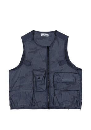 Stone Island Ripstop-TC vest - Blue
