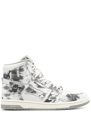AMIRI Skel-Top tie-dye canvas sneakers - Grey