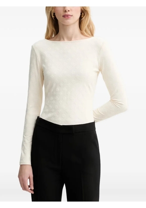 GUESS USA patterned long-sleeved top - Neutrals