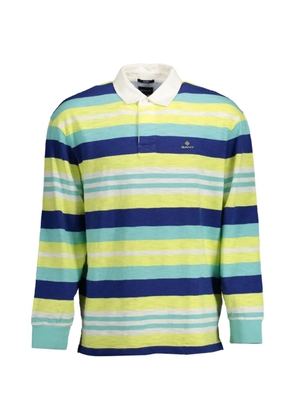 Gant striped cotton polo shirt - Blue