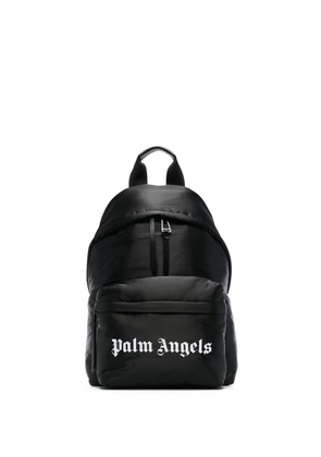Palm Angels logo-print backpack - Black