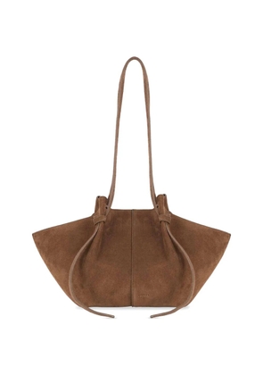 Yuzefi Mochi suede shoulder bag - Brown