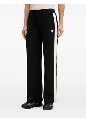 GUESS USA stripe-detail track pants - Black
