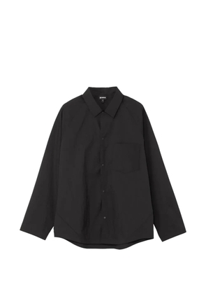 Goldwin sheer raglan-sleeve shirt - Black