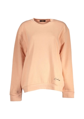 Cavalli Class logo-detail long-sleeve sweatshirt - Pink