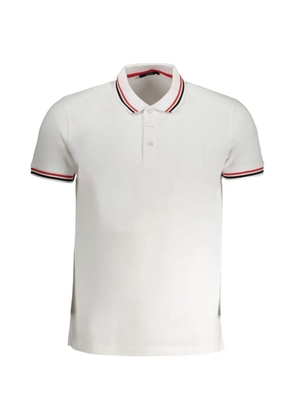 Cavalli Class logo-embroidered polo shirt - White