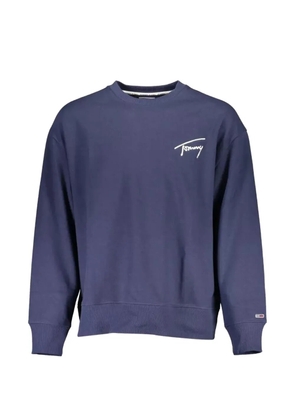 Tommy Hilfiger logo-embroidered sweater - Blue