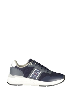 Blauer stripe-design mesh-panel sneakers - Blue