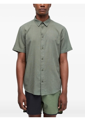 Osklen texture short-sleeve shirt - Green